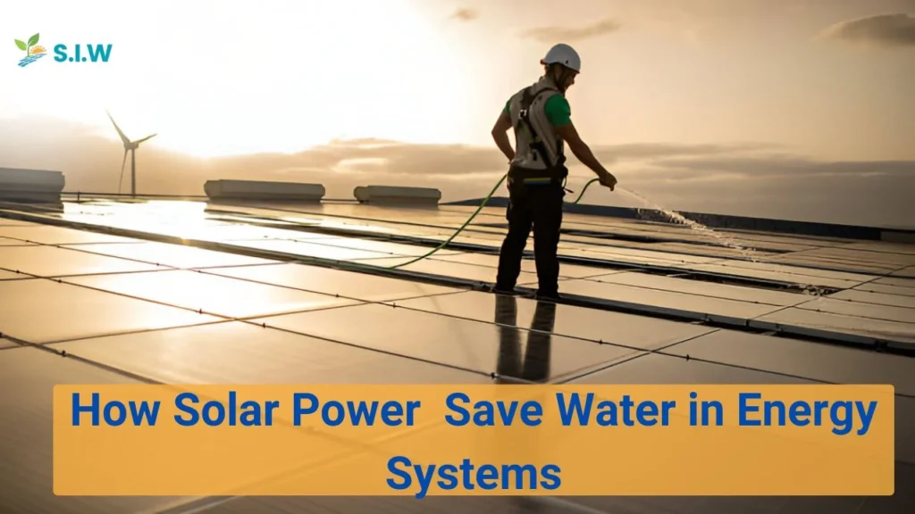 How Solar Power Save Water