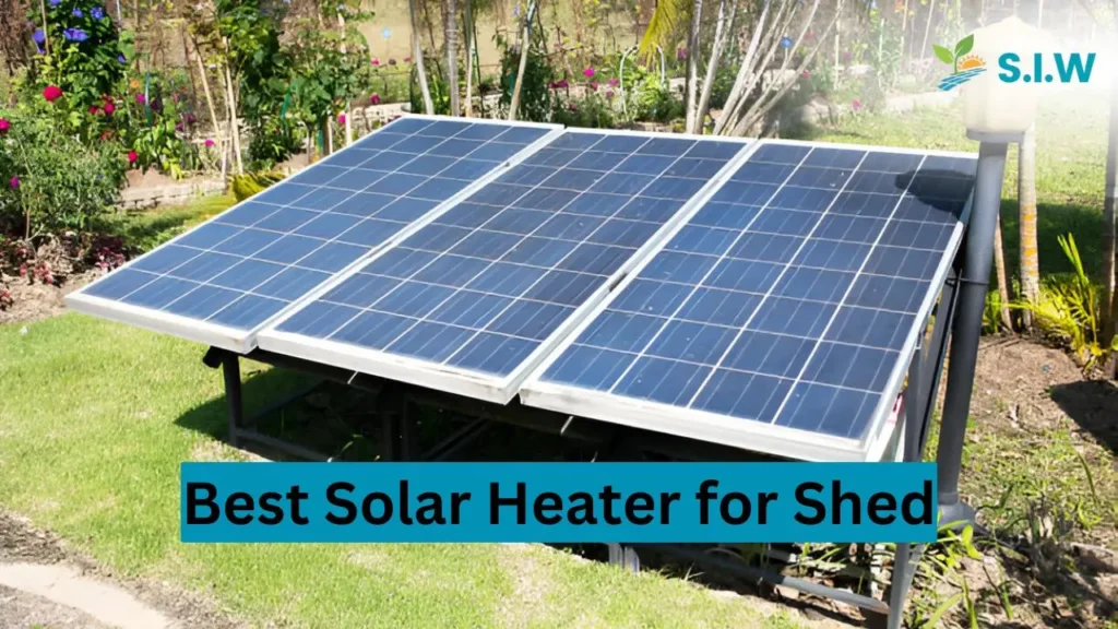 solar heater for shed