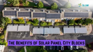 Solar Panel City Blocks