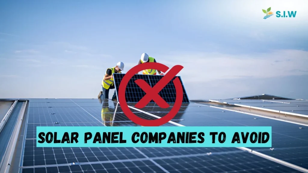 Solar Panel Companies To Avoid