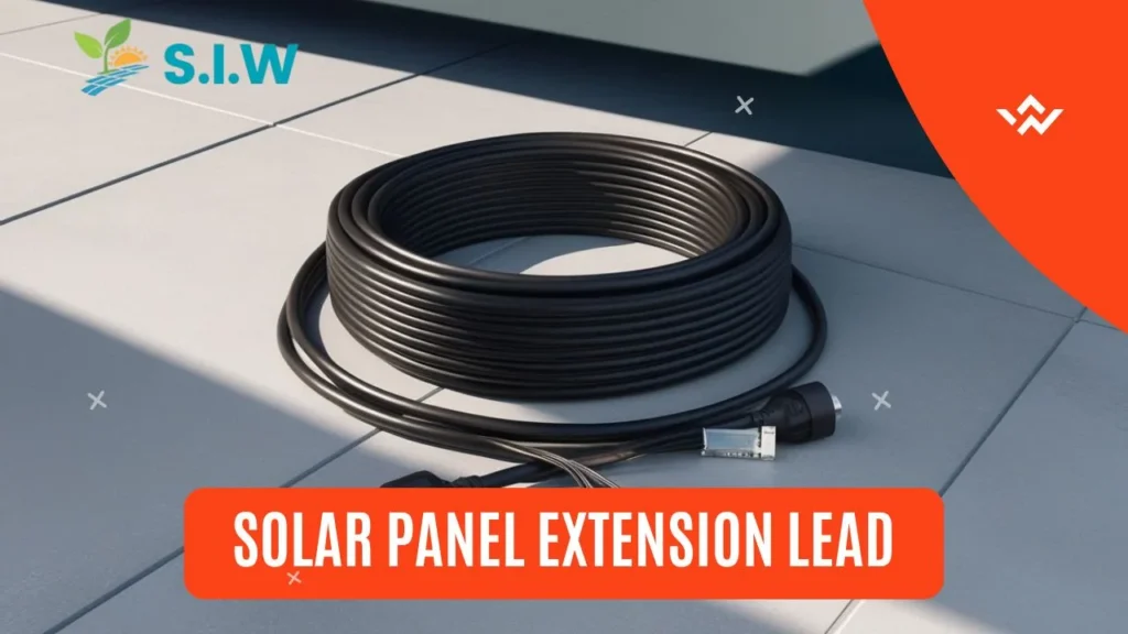 Solar Panel Extension Lead guide