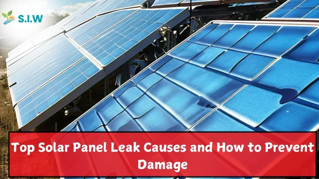 Solar Panel Leak Causes