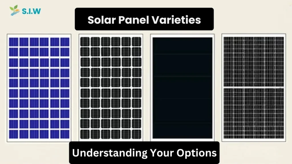 Solar Panel Varieties