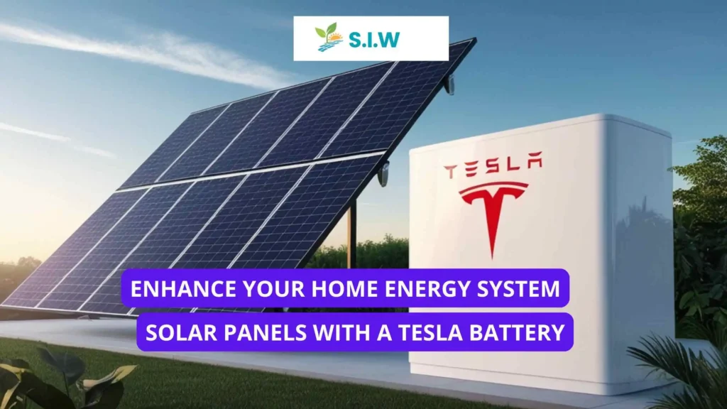 Solar Panels with a Tesla Battery