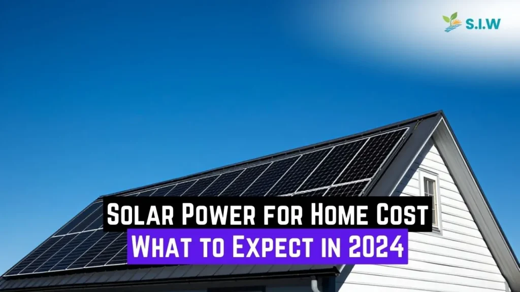 solar power for home cost