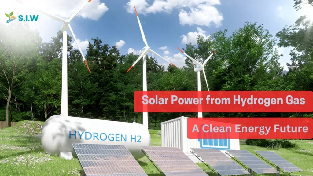 Solar Power from Hydrogen Gas