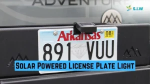 Solar Powered License Plate Light