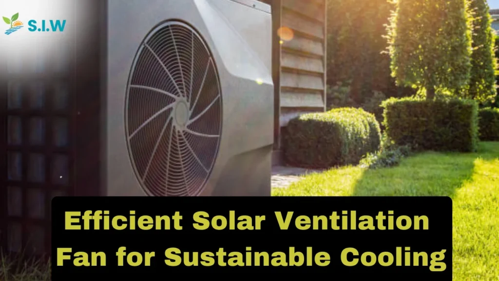 Solar Ventilation Fan