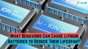 What behaviors can cause lithium batteries to reduce their lifespan