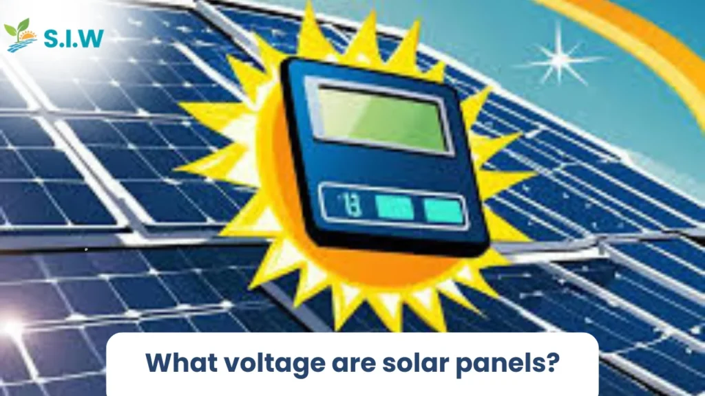 What voltage are solar panels