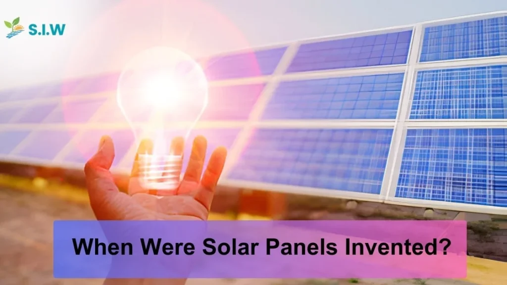 When Were Solar Panels Invented