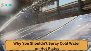 Why You Shouldn't Spray Cold Water on Hot Plates