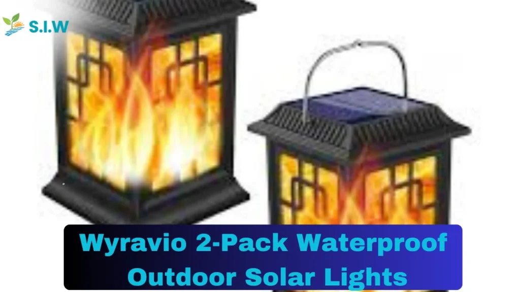 Wyravio 2-Pack Waterproof Outdoor Solar Lights