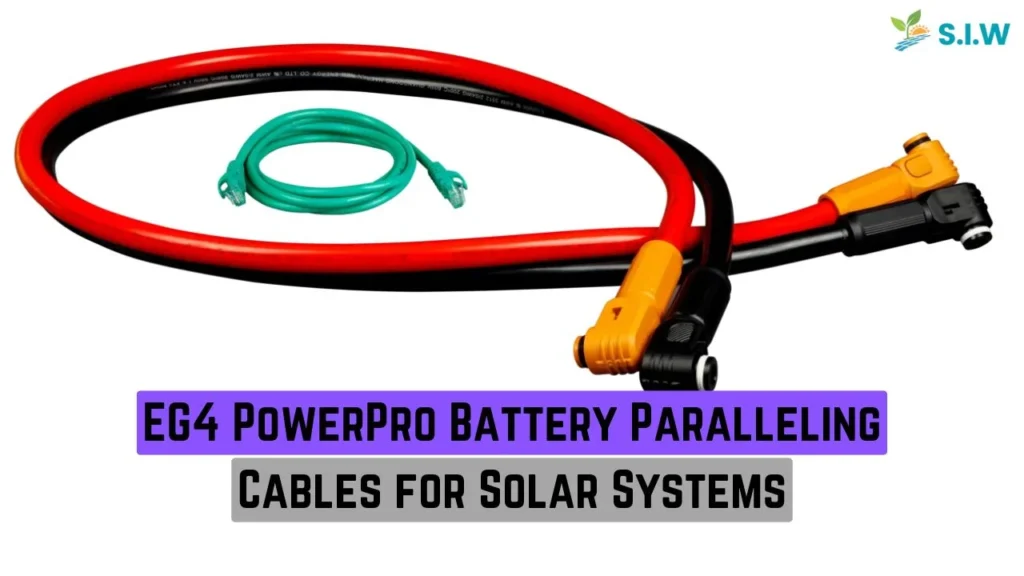 eg4 powerpro battery paralleling cables