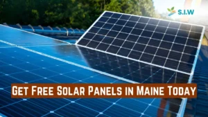 free solar panels maine