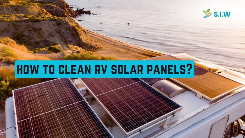 how to clean rv solar panels