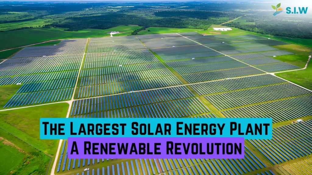 largest solar energy plant