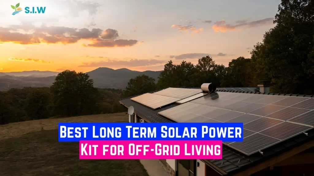 long term solar power kit