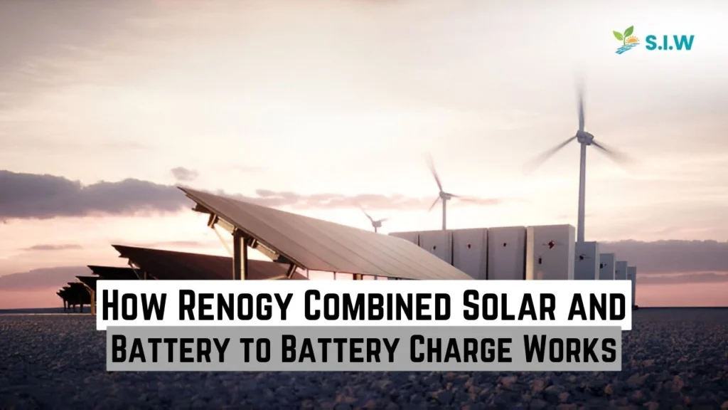 renogy combined solar and battery to battery charge