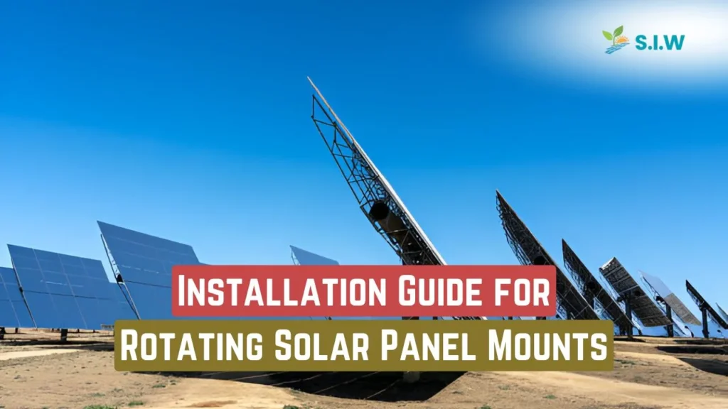 Rotating Solar Panel Mount