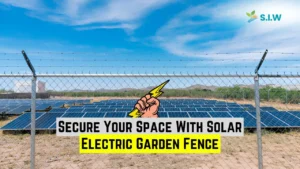 solar electric garden fence