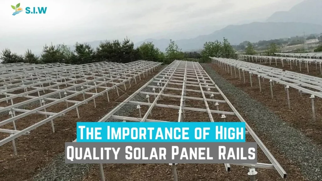 solar panel rails