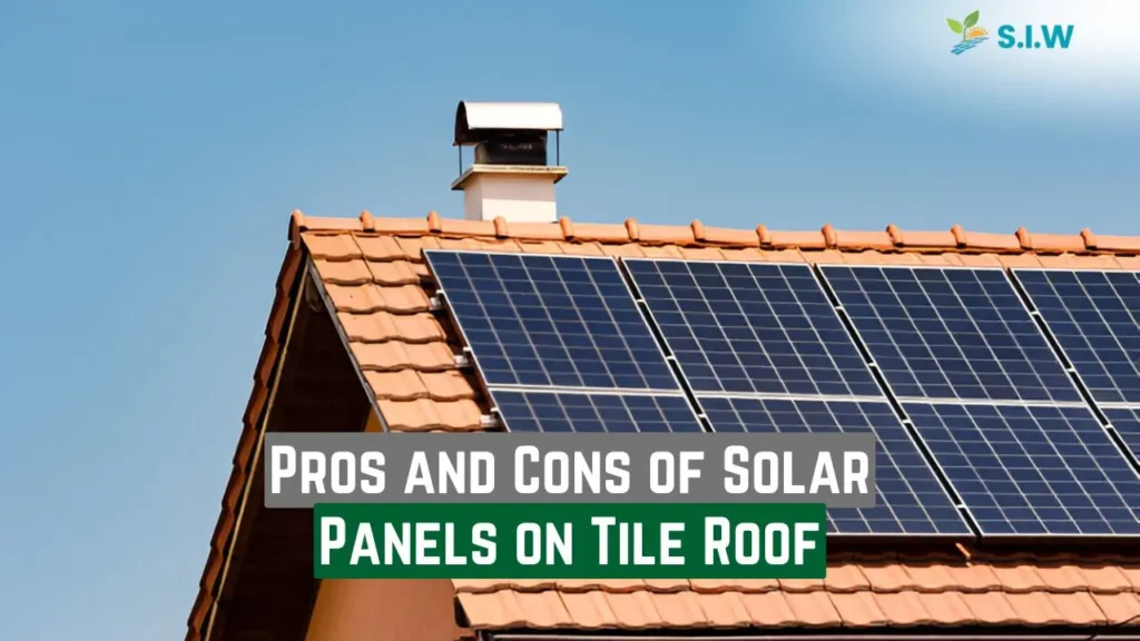 solar panels on tile roof