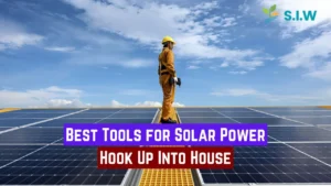 solar power hook up into house