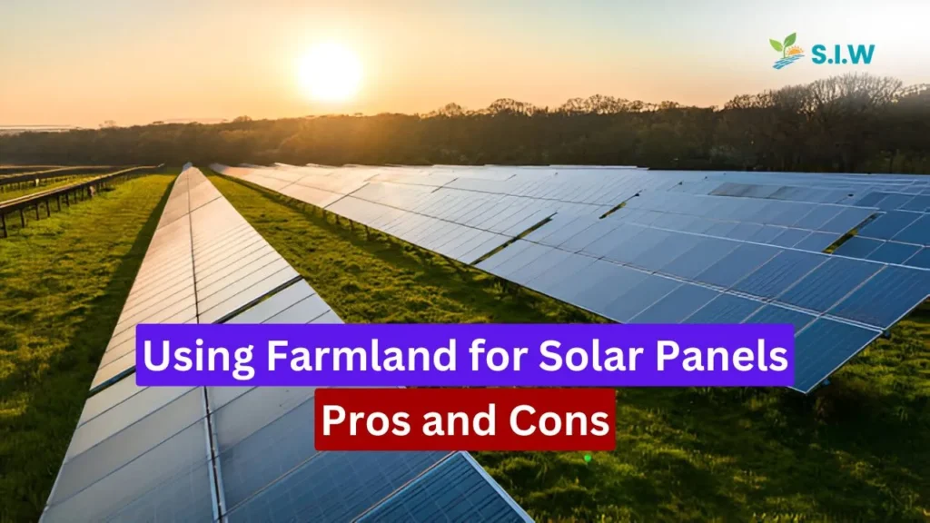 using farmland for solar panels