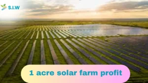 1 acre solar farm profit