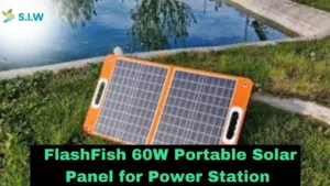 FlashFish 60W Portable Solar Panel for Power Station