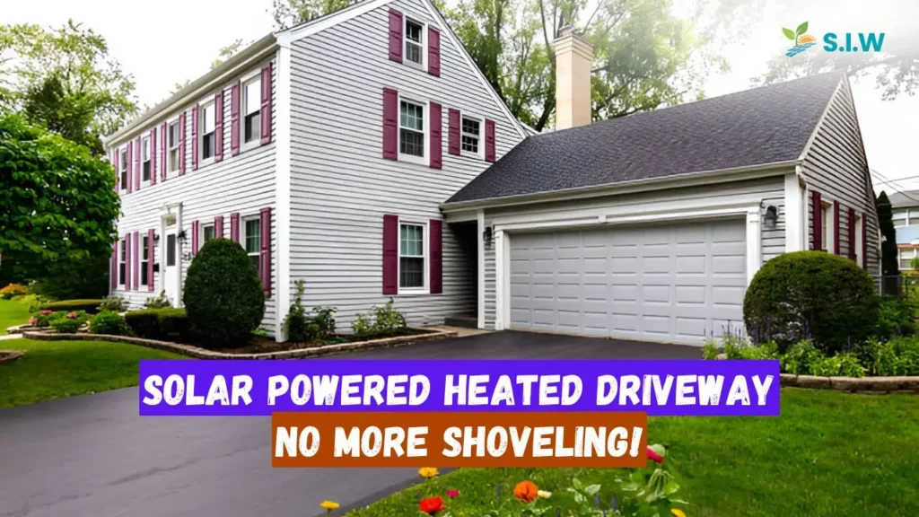 solar powered heated driveway